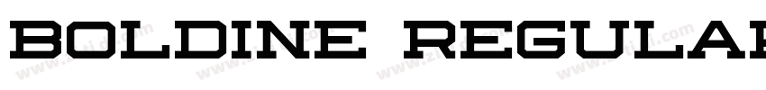 Boldine Regular字体转换
